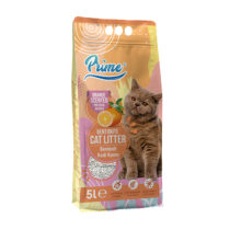 Prime İnce 5 Lt Portakal Kokulu Bentonit Kedi Kumu