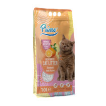 Prime Kalın 10 Lt Portakal Kokulu Bentonit Kedi Kumu