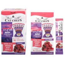 Cat Chefs Sığır Etli Krema Kedi Ödülü 12x5 adet
